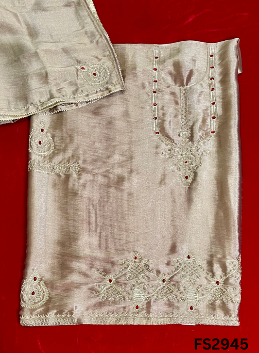FS2945 | Shimmer | Suit | Party Wear | Wedding | Jaggo | Ring Ceremony | Festival