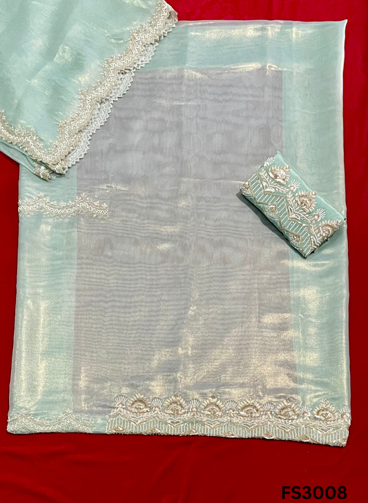 FS3008 | Shimmer  Suit | Party Wear | Wedding | Jaggo | Ring Ceremony | Festival
