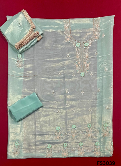 FS3039 |  Shimmer Suit | Party Wear | Wedding | Jaggo | Ring Ceremony | Festival