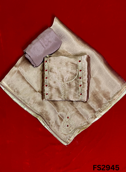FS2945 | Shimmer | Suit | Party Wear | Wedding | Jaggo | Ring Ceremony | Festival