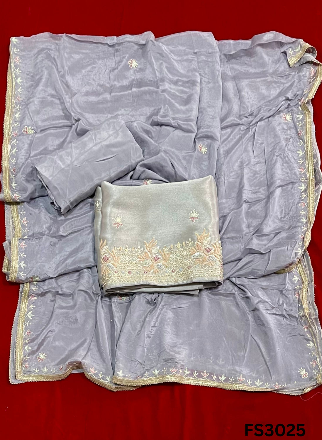 FS3025 | Shimmer  Suit | Party Wear | Wedding | Jaggo | Ring Ceremony | Festival