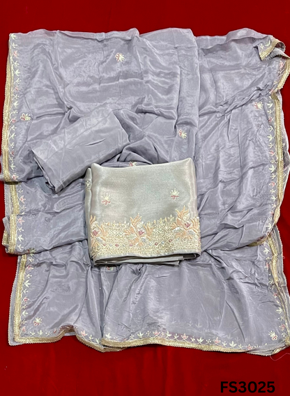 FS3025 | Shimmer  Suit | Party Wear | Wedding | Jaggo | Ring Ceremony | Festival