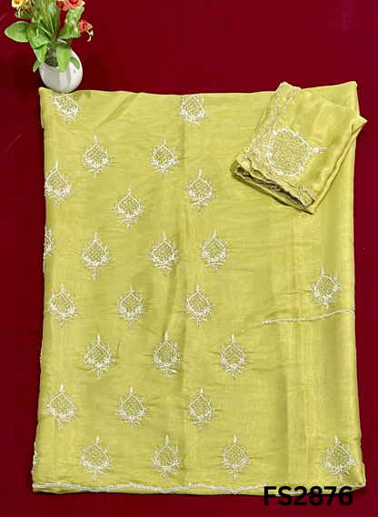 FS2876 | Shimmer Suit | Party Wear | Wedding | Jaggo | Ring Ceremony | Festival