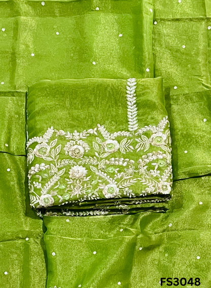FS3048 | Shimmer Suit | Party Wear | Wedding | Jaggo | Ring Ceremony | Festival |