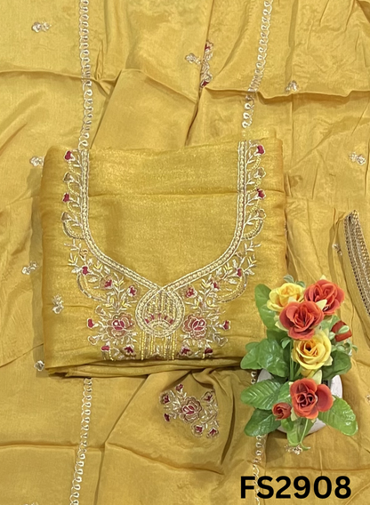 FS2908 | Shimmer Suit | Party Wear | Wedding | Jaggo | Ring Ceremony | Festival