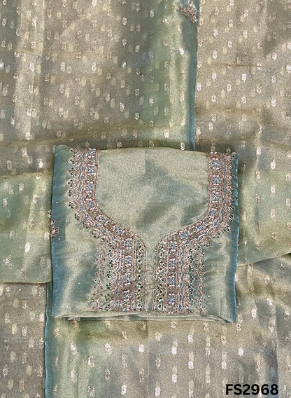 FS2968 | Shimmer  Suit | Party Wear | Wedding | Jaggo | Ring Ceremony | Festival