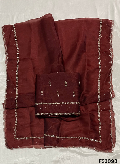 FS3098 | Shimmer  Suit | Party Wear | Wedding | Jaggo | Ring Ceremony | Festival |
