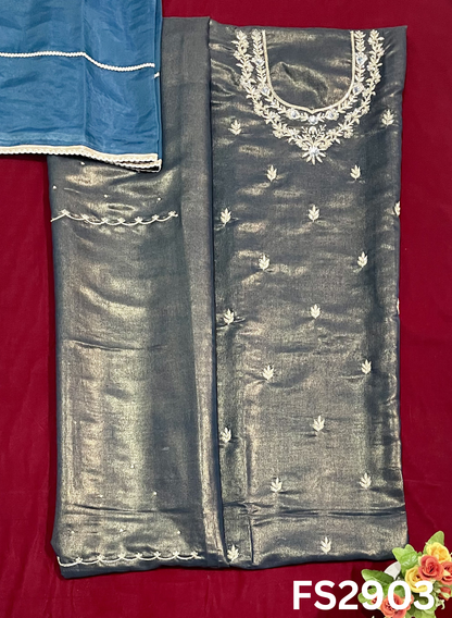 FS2903 | Shimmer Suit | Party Wear | Wedding | Jaggo | Ring Ceremony | Festival