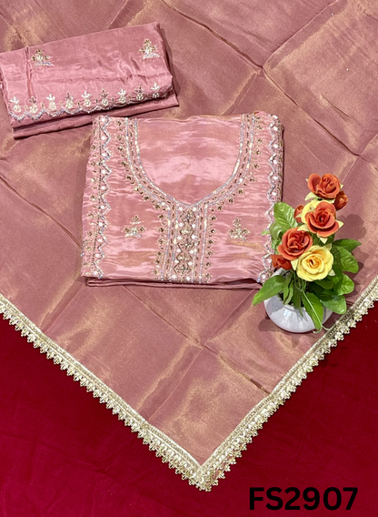 FS2907 | Shimmer Suit | Party Wear | Wedding | Jaggo | Ring Ceremony | Festival