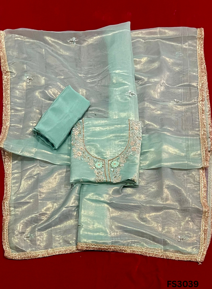 FS3039 |  Shimmer Suit | Party Wear | Wedding | Jaggo | Ring Ceremony | Festival