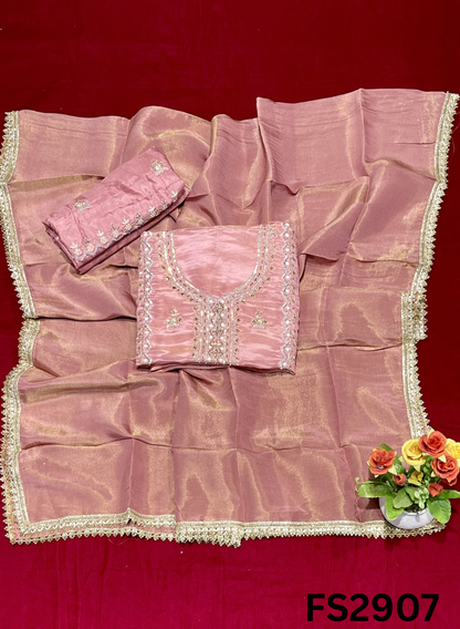 FS2907 | Shimmer Suit | Party Wear | Wedding | Jaggo | Ring Ceremony | Festival