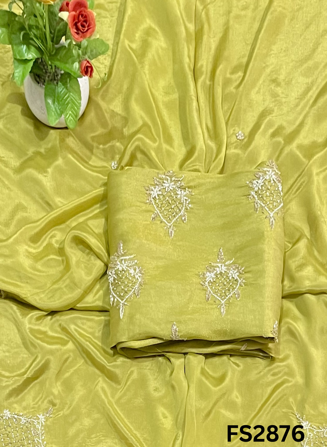 FS2876 | Shimmer Suit | Party Wear | Wedding | Jaggo | Ring Ceremony | Festival