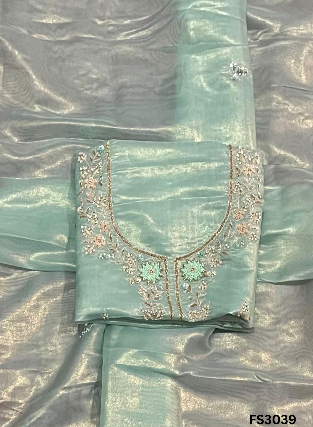 FS3039 |  Shimmer Suit | Party Wear | Wedding | Jaggo | Ring Ceremony | Festival