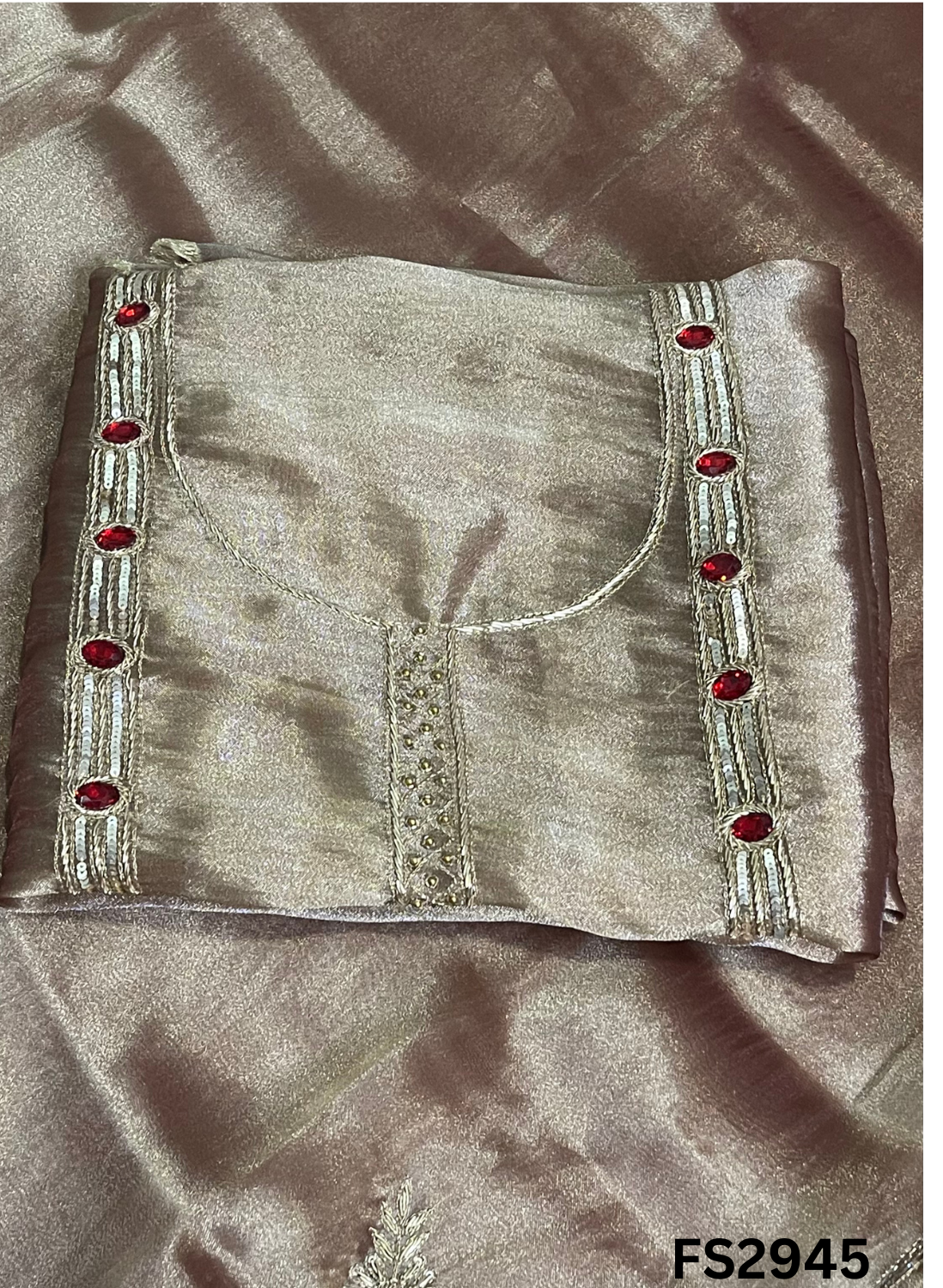 FS2945 | Shimmer | Suit | Party Wear | Wedding | Jaggo | Ring Ceremony | Festival