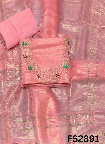 FS2891 | Shimmer Suit | Party Wear | Wedding | Jaggo | Ring Ceremony | Festival