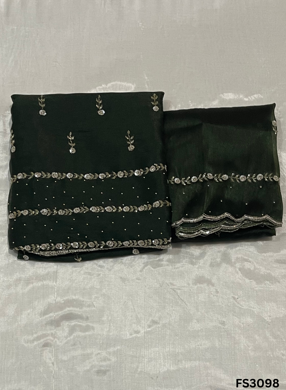 FS3098 | Shimmer  Suit | Party Wear | Wedding | Jaggo | Ring Ceremony | Festival |
