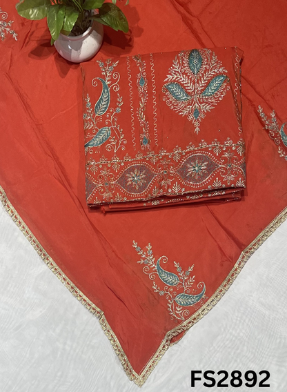 FS2892 | Shimmer Suit | Party Wear | Wedding | Jaggo | Ring Ceremony | Festival