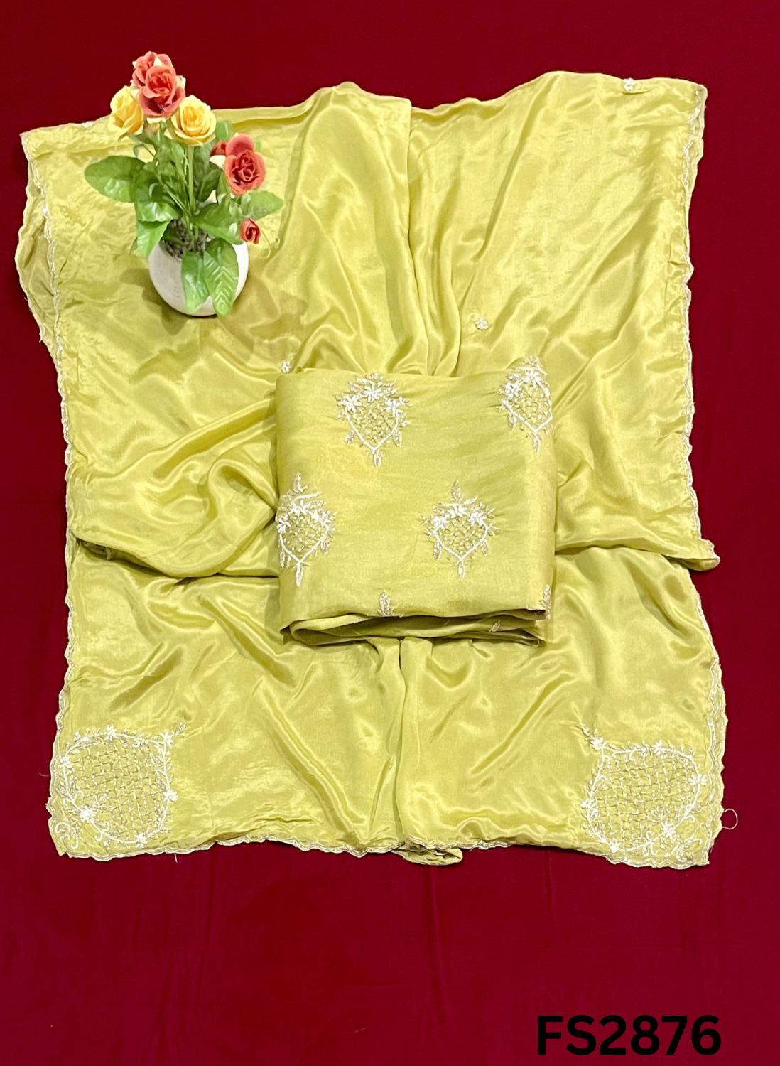 FS2876 | Shimmer Suit | Party Wear | Wedding | Jaggo | Ring Ceremony | Festival
