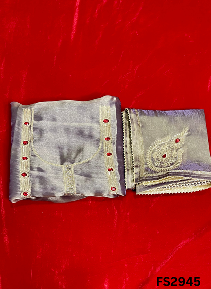 FS2945 | Shimmer | Suit | Party Wear | Wedding | Jaggo | Ring Ceremony | Festival