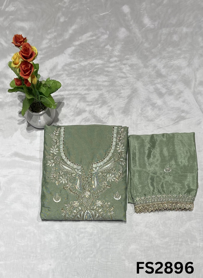 FS2896 | Shimmer Suit | Party Wear | Wedding | Jaggo | Ring Ceremony | Festival