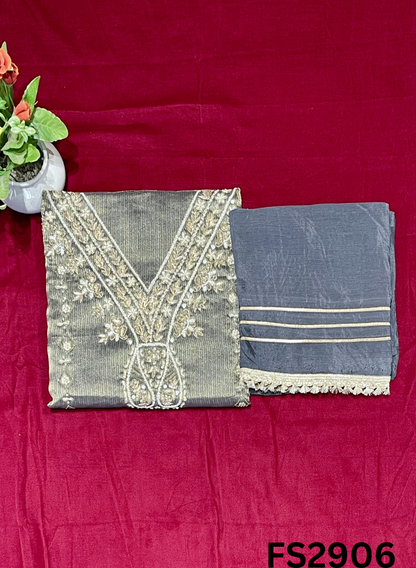 FS2906 | Shimmer Suit | Party Wear | Wedding | Jaggo | Ring Ceremony | Festival