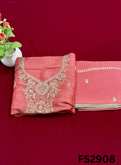 FS2908 | Shimmer Suit | Party Wear | Wedding | Jaggo | Ring Ceremony | Festival
