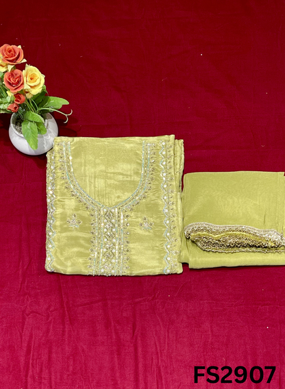 FS2907 | Shimmer Suit | Party Wear | Wedding | Jaggo | Ring Ceremony | Festival