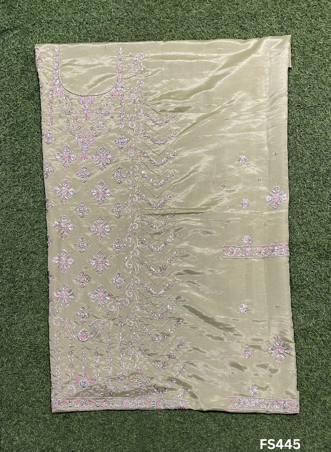 FS445  | Pista | Shimmer Suit | Party Wear | Wedding | Jaggo | Ring Ceremony | Festival