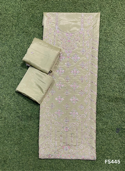 FS445  | Pista | Shimmer Suit | Party Wear | Wedding | Jaggo | Ring Ceremony | Festival