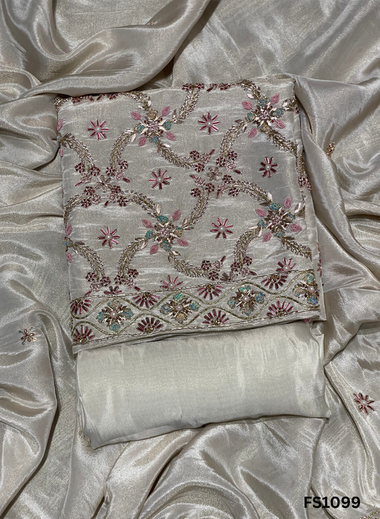 FS1099 |  Shimmer  Suit | Wedding | Party Wear | Ring Ceremony | Festival Suit | Allover suit
