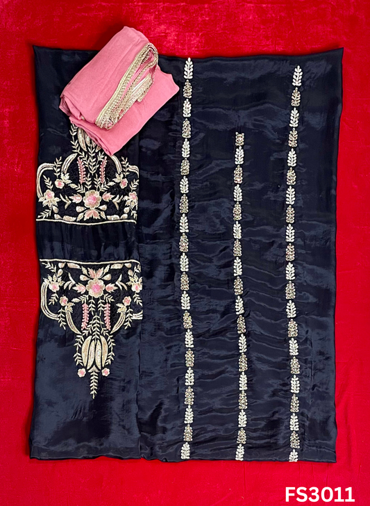 FS3011 | Silk Organza  | Wedding | Party Wear | Ring Ceremony | Festival Suit |