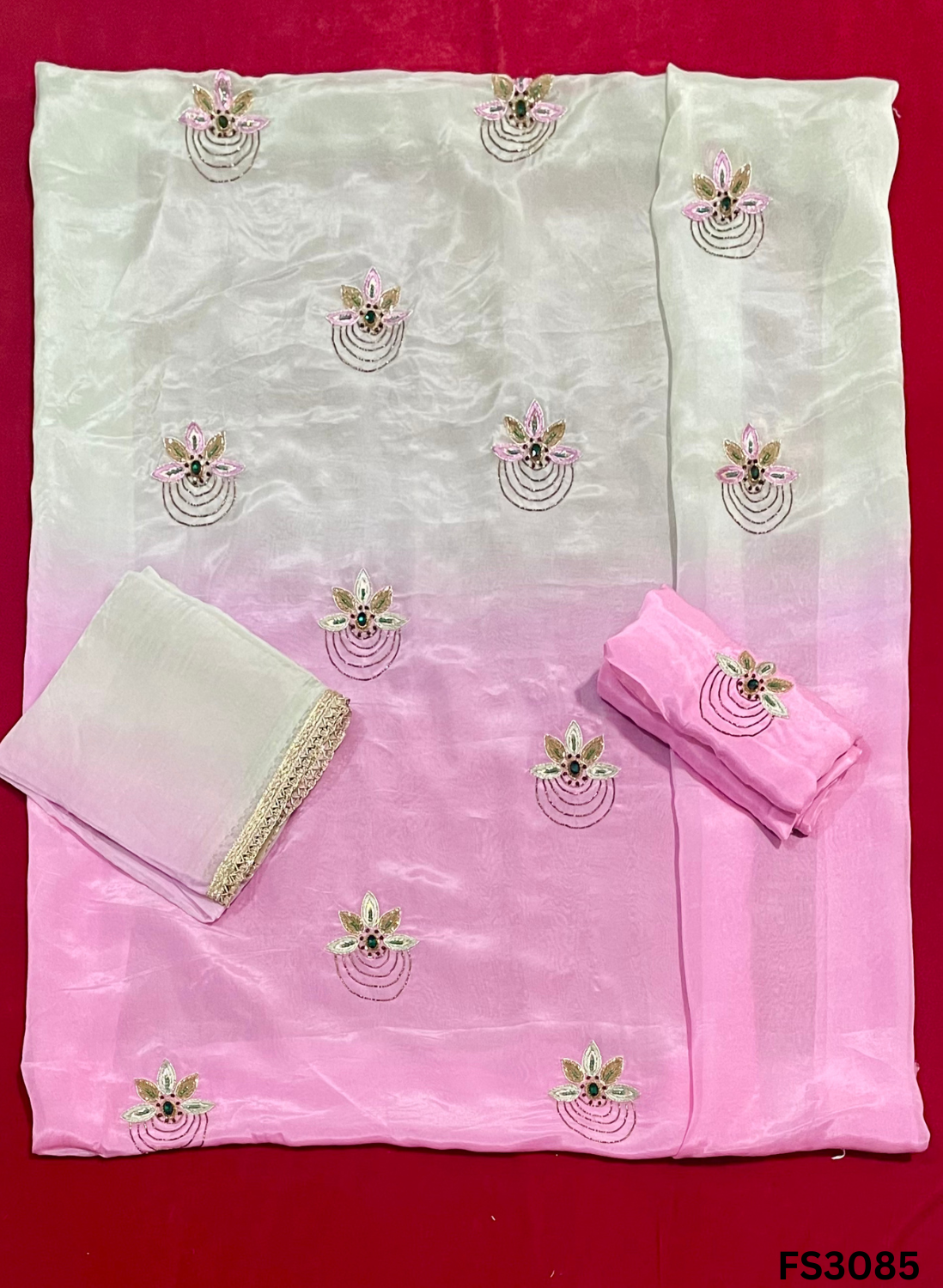 FS3085 | Silk Suit | Double  Shade Suit | Wedding | Party Wear | Ring Ceremony | Festival Suit |