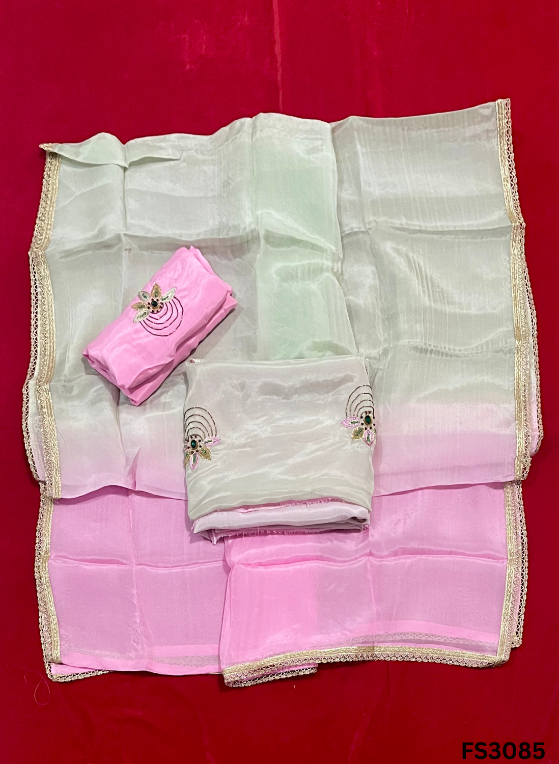 FS3085 | Silk Suit | Double  Shade Suit | Wedding | Party Wear | Ring Ceremony | Festival Suit |
