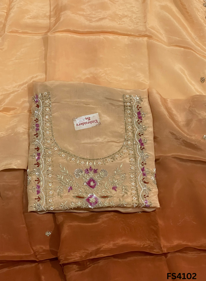 FS4102 | Silk Suit |  Double Suit | Party Wear | Ring Ceremony | Festival Suit |