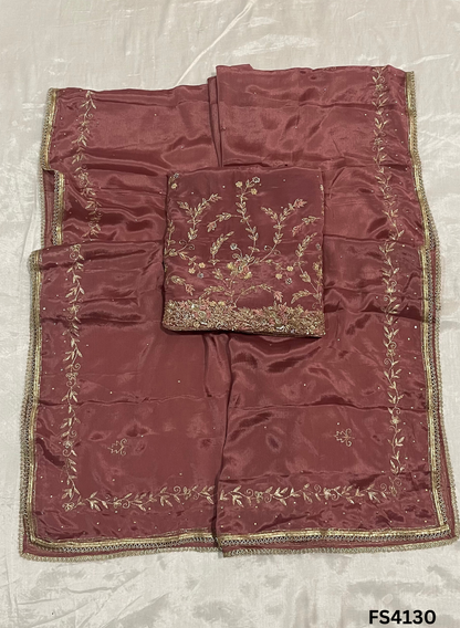 FS4130 | Silk Suit | Jaggo Suit | Party Wear | Ring Ceremony | Festival Suit |
