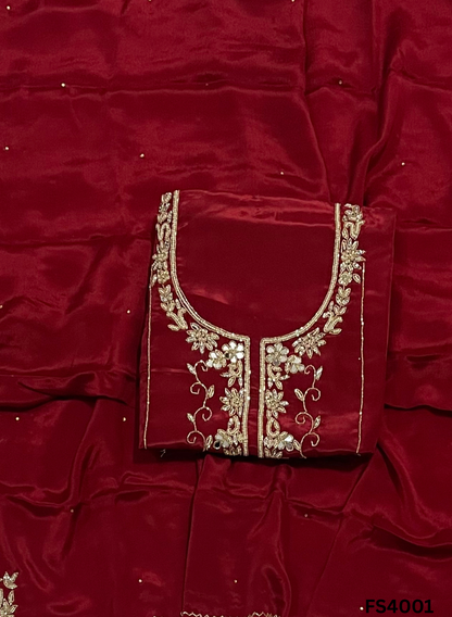 FS4001 | Silk Suit | Party Wear | Ring Ceremony | Festival Suit |