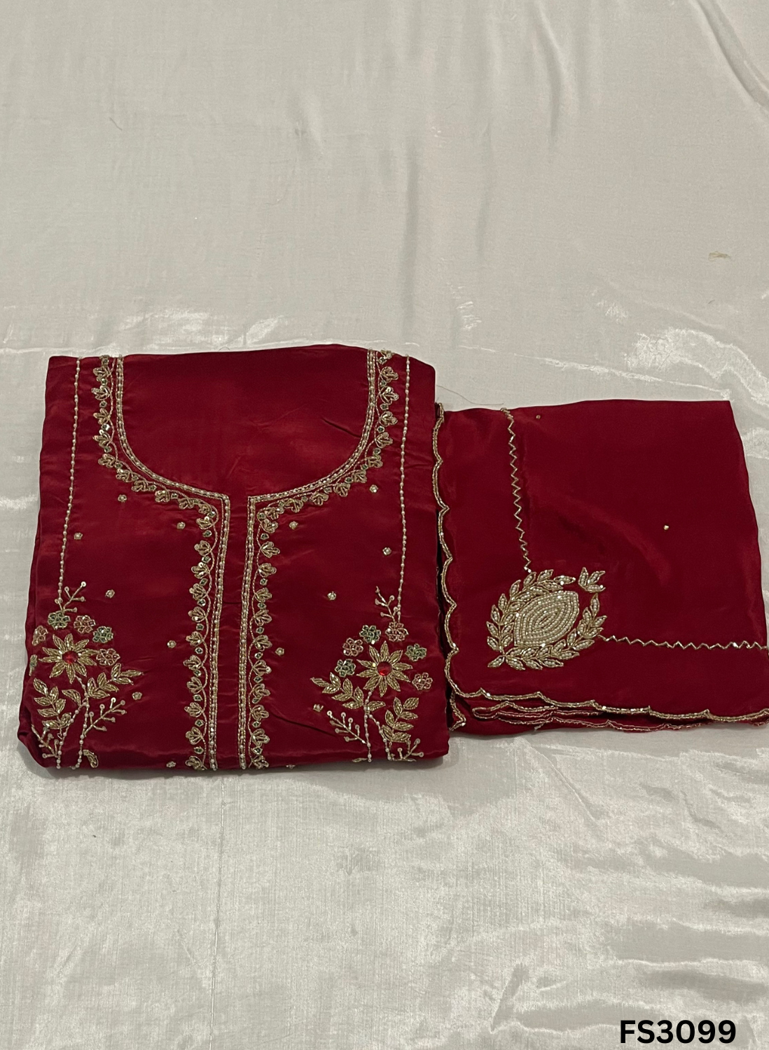 FS3099 | Silk Suit | Party Wear | Ring Ceremony | Festival Suit |