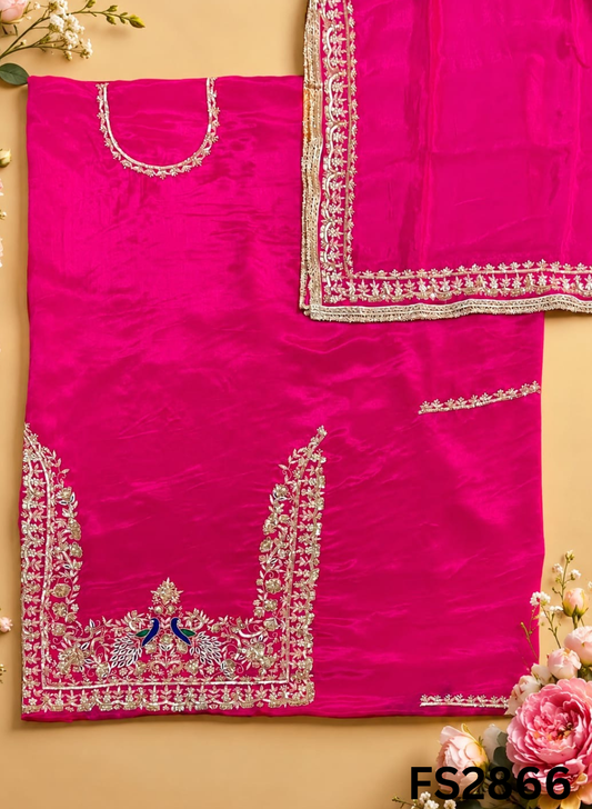 FS2866 | Silk Suit | Wedding | Party Wear | Ring Ceremony | Festival Suit | Allover suit