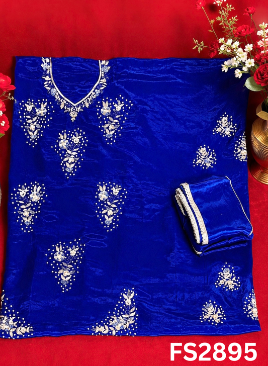 FS2895 | Silk Suit | Wedding | Party Wear | Ring Ceremony | Festival Suit | Allover suit