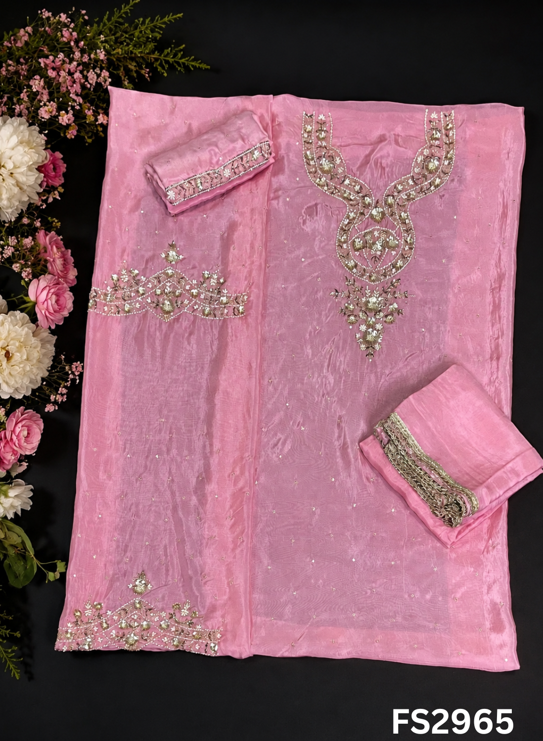 FS2965 | Silk Suit | Wedding | Party Wear | Ring Ceremony | Festival Suit | Allover suit