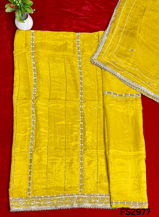 FS2977 | Silk Suit | Wedding | Party Wear | Ring Ceremony | Festival Suit | Allover suit