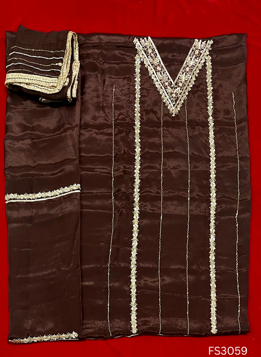 FS3059 | Silk Suit | Wedding | Party Wear | Ring Ceremony | Festival Suit | Allover suit