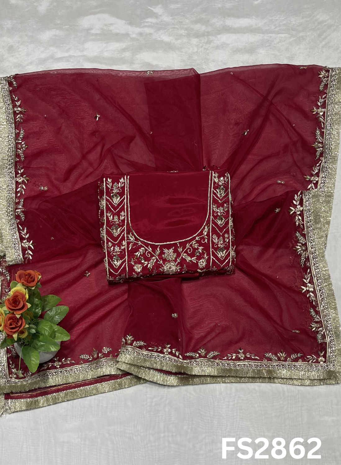 FS2862 | Silk Suit | Wedding | Party Wear | Ring Ceremony | Festival Suit | Allover suit