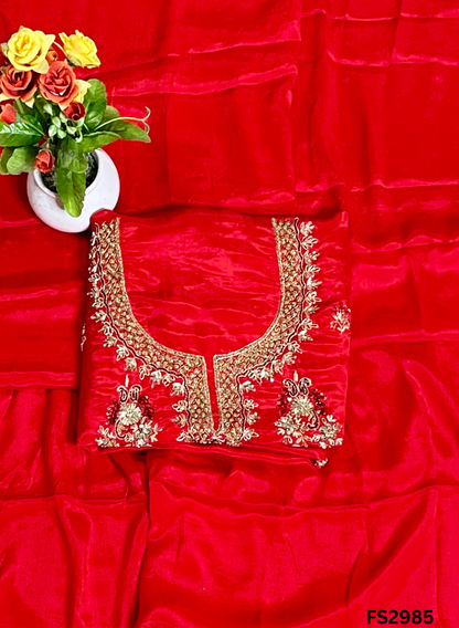 FS2985 | Silk Suit | Wedding | Party Wear | Ring Ceremony | Festival Suit | Allover suit