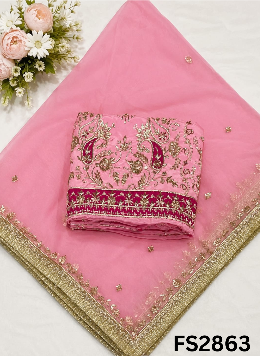 FS2863 | Silk Suit | Wedding | Party Wear | Ring Ceremony | Festival Suit | Allover suit