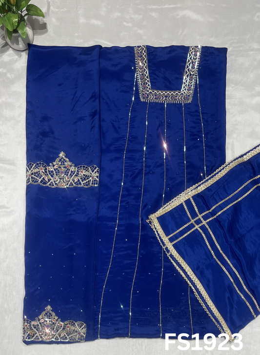FS1923 | Silk  Suit | Wedding | Party Wear | Ring Ceremony | Festival Suit | Allover suit