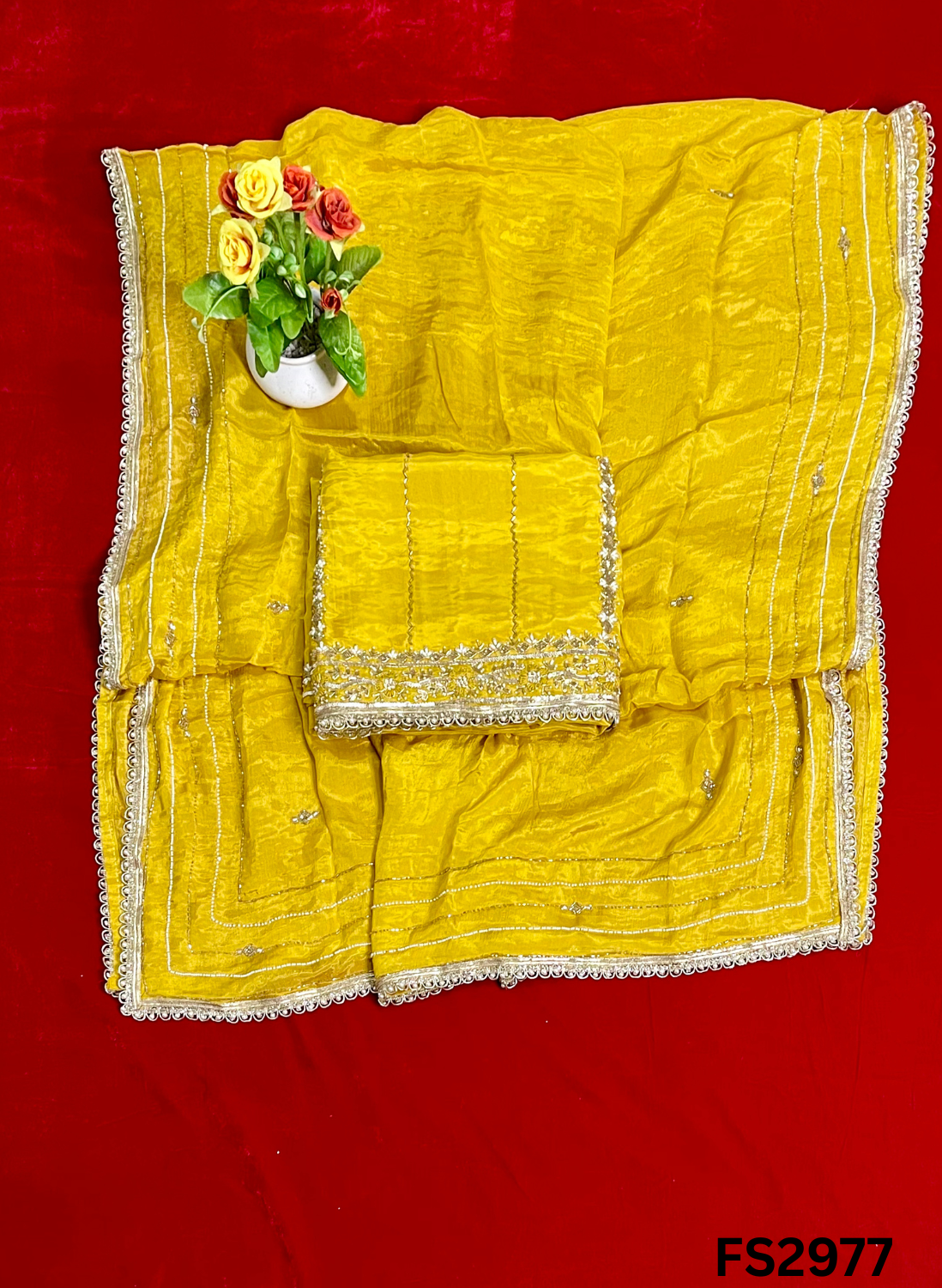 FS2977 | Silk Suit | Wedding | Party Wear | Ring Ceremony | Festival Suit | Allover suit