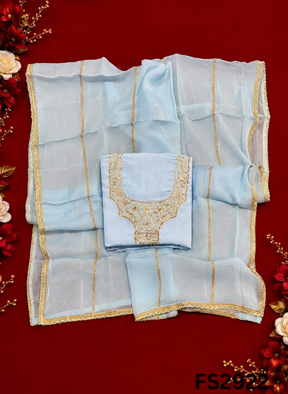 FS2922 | Silk Suit | Wedding | Party Wear | Ring Ceremony | Festival Suit | Allover suit