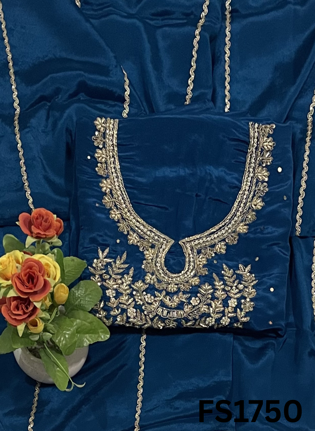 FS1750  | Silk Suit | Wedding | Party Wear | Ring Ceremony | Festival Suit | Allover suit