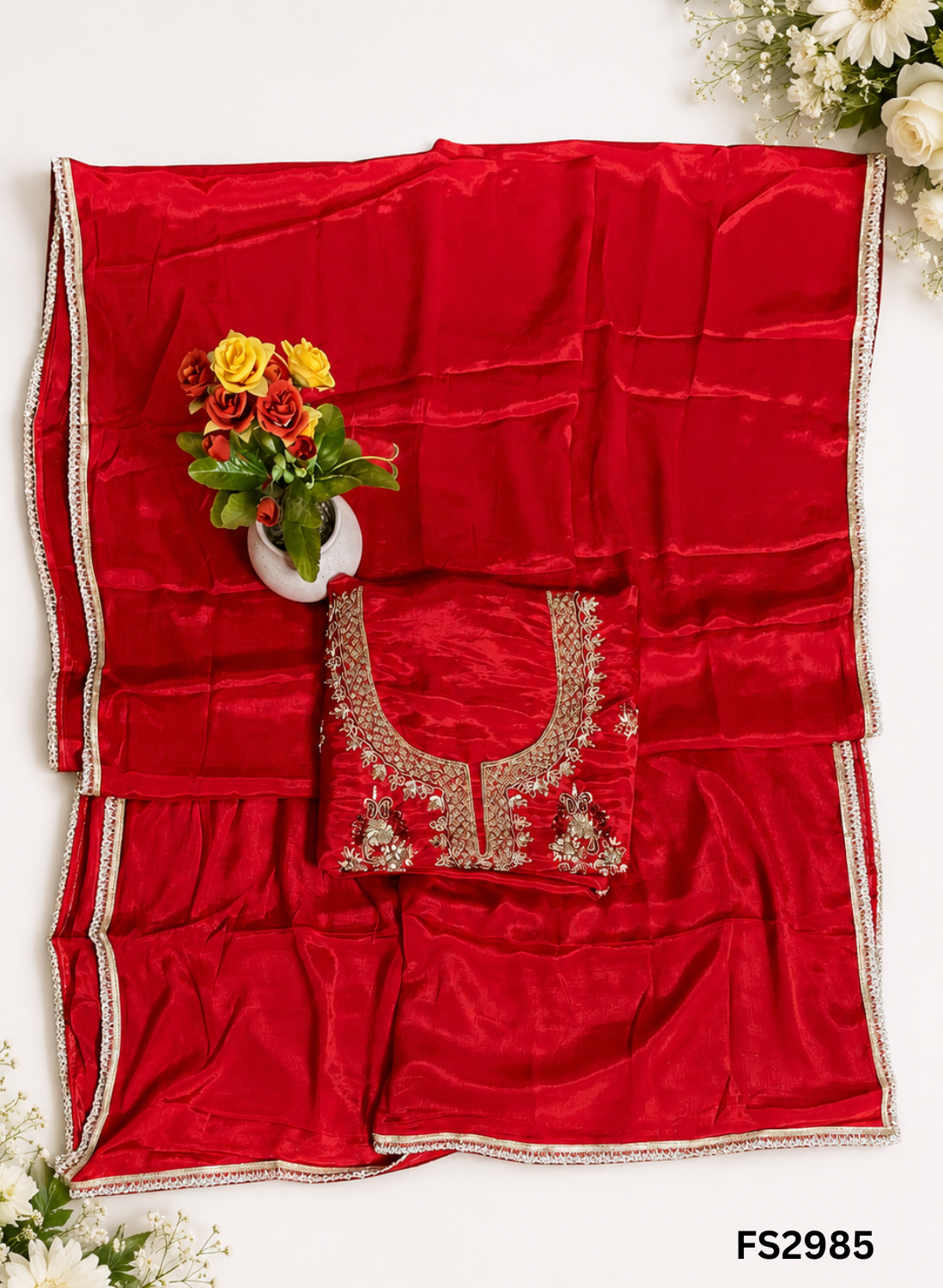 FS2985 | Silk Suit | Wedding | Party Wear | Ring Ceremony | Festival Suit | Allover suit